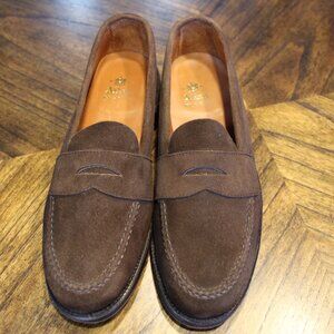 Alden Shoes Men's Leisure Penny Loafer 6224L Humus Suede